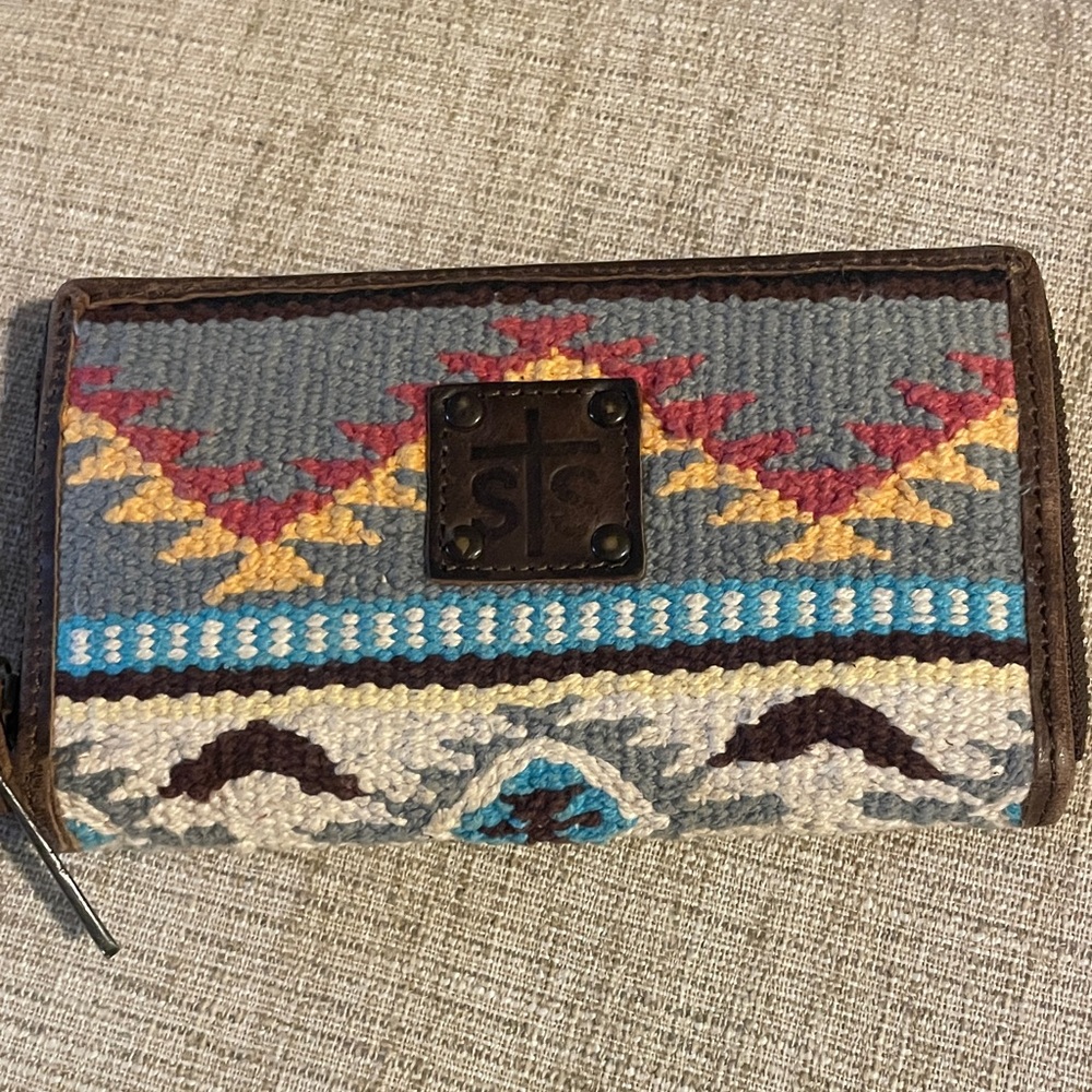STS Ranchwear Multicolor Woven Wallet